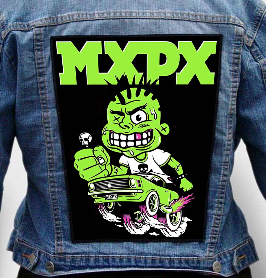 mxpx 28 - Photo Quality Printed Back Patch