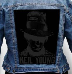 neil young 10 - Photo Quality Printed Back Patch