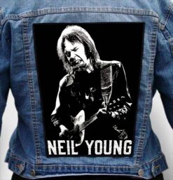 neil young 3 - Photo Quality Printed Back Patch