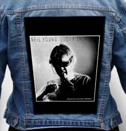neil young 5 - Photo Quality Printed Back Patch