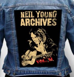 neil young 6 - Photo Quality Printed Back Patch