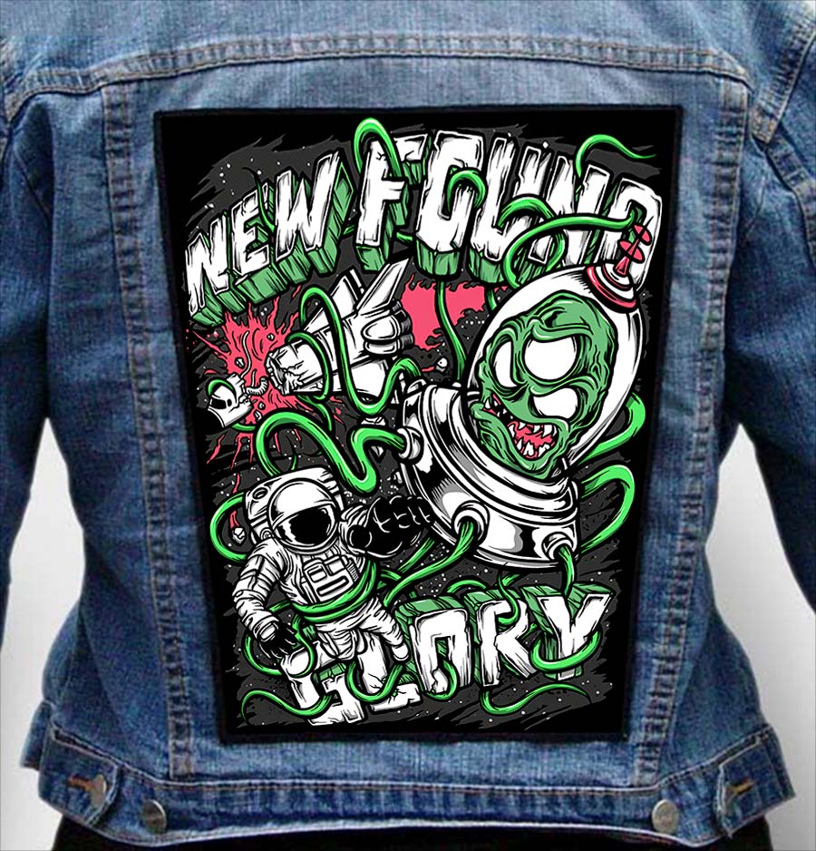 new found glory 1 - Photo Quality Printed Back Patch