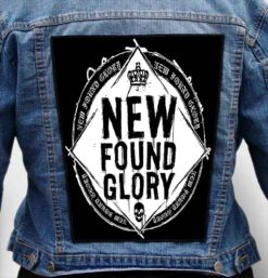 new found glory 9 - Photo Quality Printed Back Patch