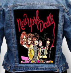 new york dolls 10 - Photo Quality Printed Back Patch