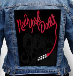 new york dolls 11 - Photo Quality Printed Back Patch