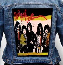 new york dolls 12 - Photo Quality Printed Back Patch