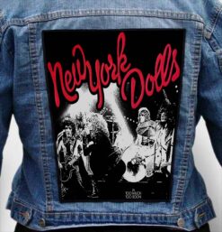 new york dolls 13 - Photo Quality Printed Back Patch