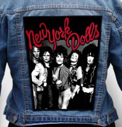 new york dolls 15 - Photo Quality Printed Back Patch