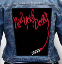 new york dolls 16 - Photo Quality Printed Back Patch