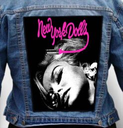 new york dolls 18 - Photo Quality Printed Back Patch