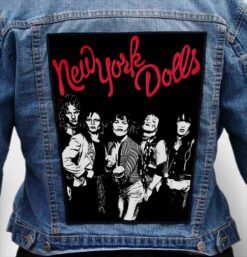 new york dolls 19 - Photo Quality Printed Back Patch