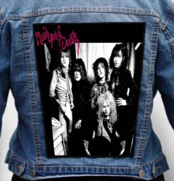 new york dolls 2 - Photo Quality Printed Back Patch