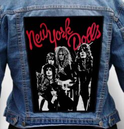 new york dolls 24 - Photo Quality Printed Back Patch