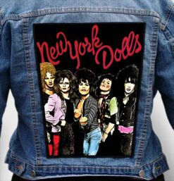 new york dolls 25 - Photo Quality Printed Back Patch