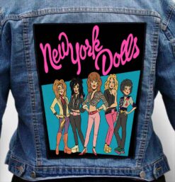 new york dolls 26 - Photo Quality Printed Back Patch