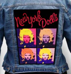 new york dolls 28 - Photo Quality Printed Back Patch