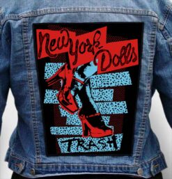 new york dolls 3 - Photo Quality Printed Back Patch