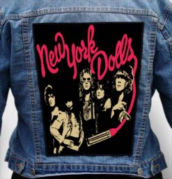 new york dolls 4 - Photo Quality Printed Back Patch