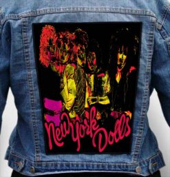 new york dolls 5 - Photo Quality Printed Back Patch