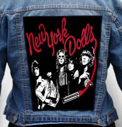 new york dolls 8 - Photo Quality Printed Back Patch