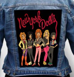 new york dolls 9 - Photo Quality Printed Back Patch