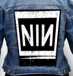 nine inch nails 29 - Photo Quality Printed Back Patch