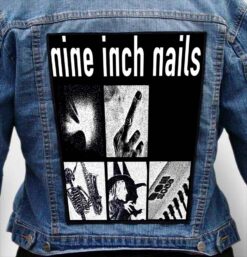 nine inch nails 5 - Photo Quality Printed Back Patch
