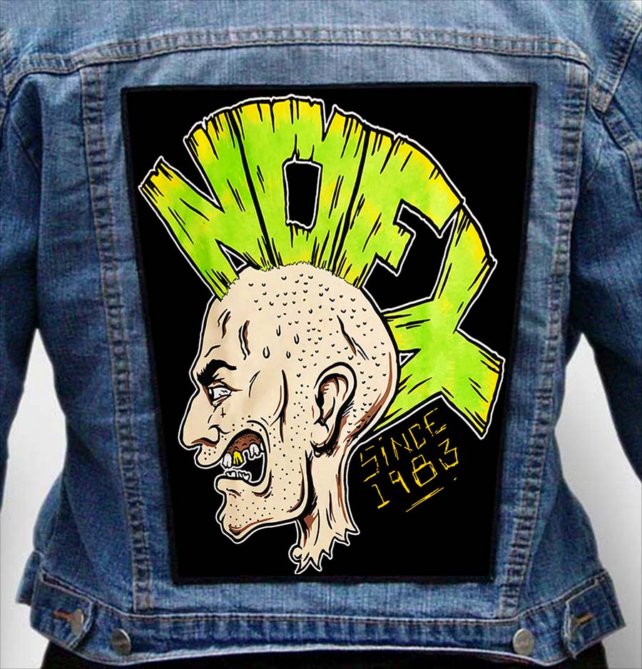 nofx 1 13 - Photo Quality Printed Back Patch
