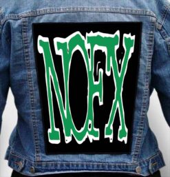 nofx 1 14 - Photo Quality Printed Back Patch