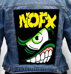 nofx 1 17 - Photo Quality Printed Back Patch