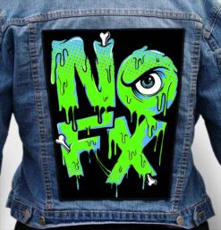 nofx 1 18 - Photo Quality Printed Back Patch