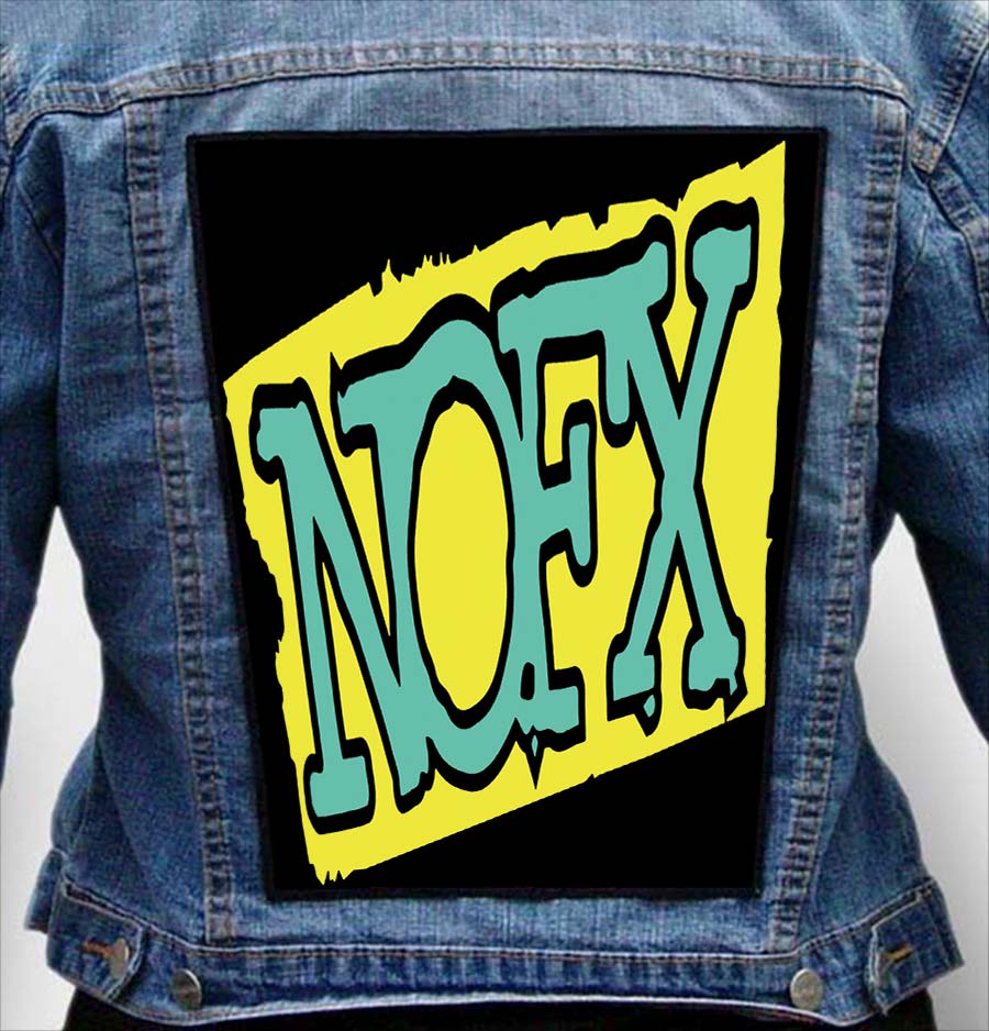 nofx 1 20 - Photo Quality Printed Back Patch