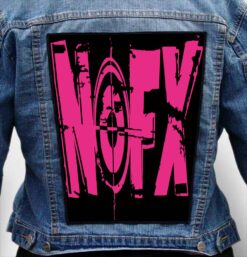 nofx 1 3 - Photo Quality Printed Back Patch