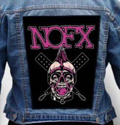 nofx 1 4 - Photo Quality Printed Back Patch