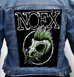 nofx 1 5 - Photo Quality Printed Back Patch
