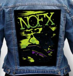 nofx 1 7 - Photo Quality Printed Back Patch