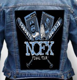 nofx 1 8 - Photo Quality Printed Back Patch