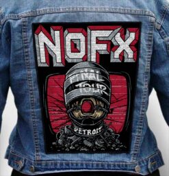 nofx 1 9 - Photo Quality Printed Back Patch