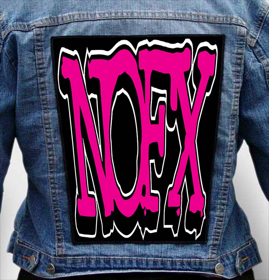 nofx 18 - Photo Quality Printed Back Patch