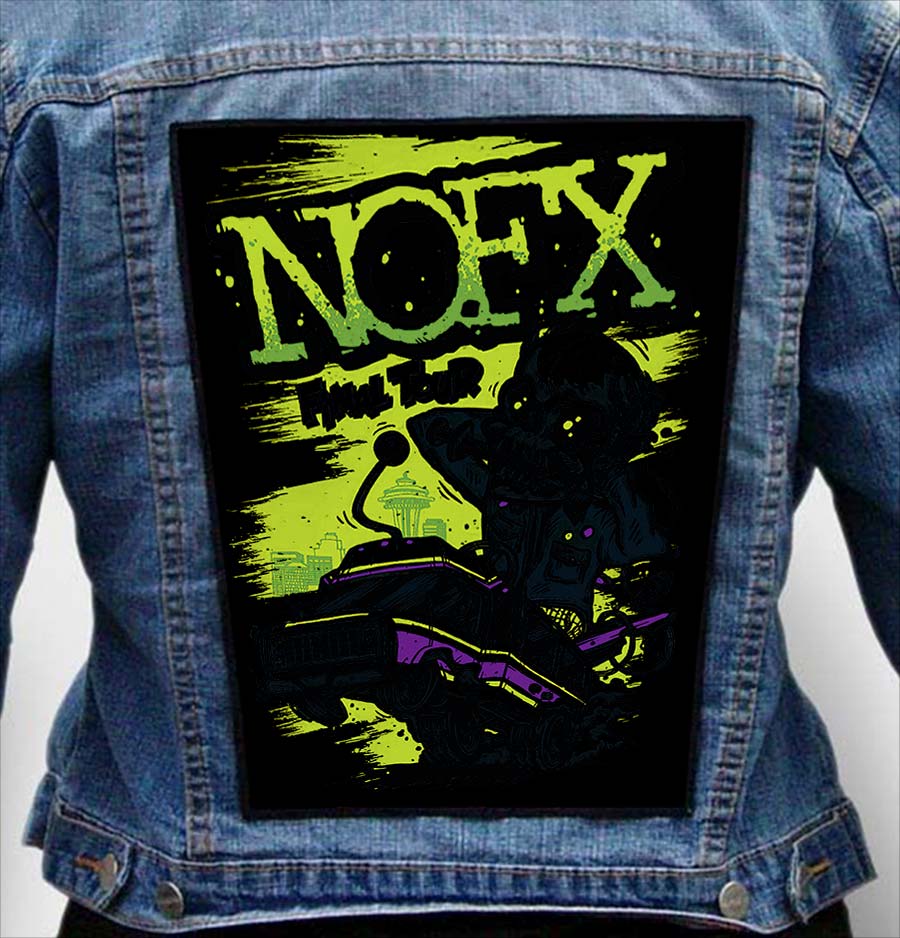 nofx 8 - Photo Quality Printed Back Patch