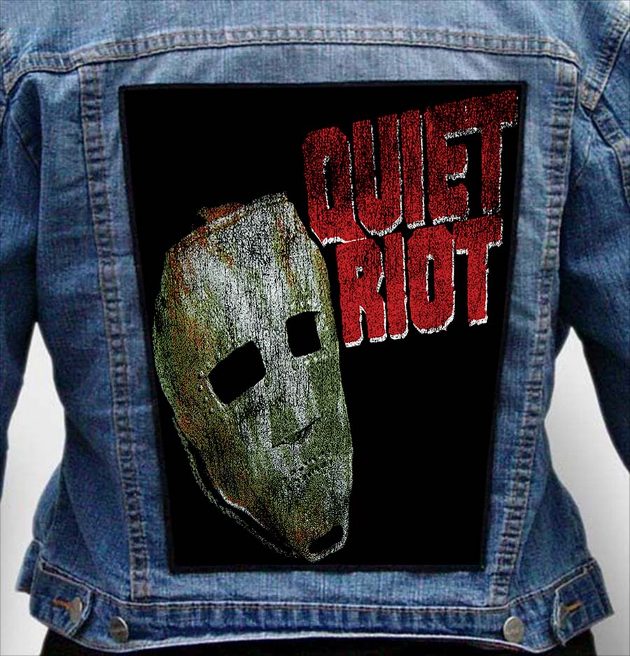 quiet riot 1 - Photo Quality Printed Back Patch