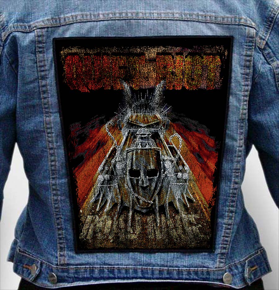 quiet riot 10 - Photo Quality Printed Back Patch