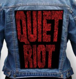 quiet riot 14 - Photo Quality Printed Back Patch
