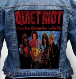 quiet riot 15 - Photo Quality Printed Back Patch