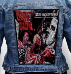 quiet riot 16 - Photo Quality Printed Back Patch