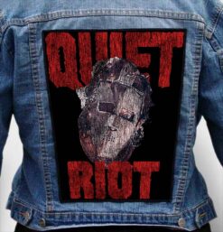 quiet riot 3 - Photo Quality Printed Back Patch