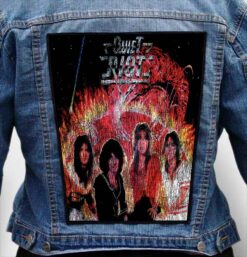 quiet riot 7 - Photo Quality Printed Back Patch