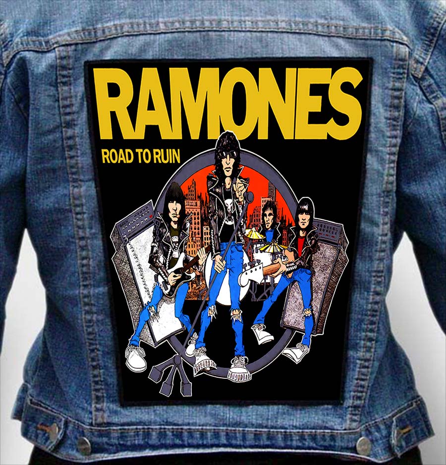 ramones 11 - Photo Quality Printed Back Patch