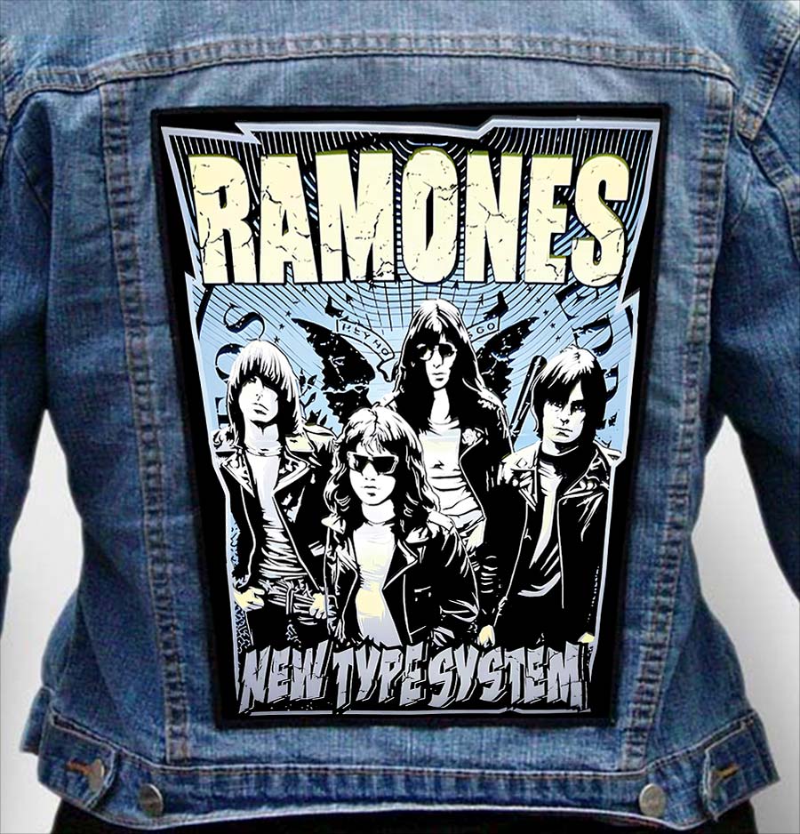 ramones 14 - Photo Quality Printed Back Patch
