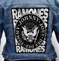 ramones 17 - Photo Quality Printed Back Patch